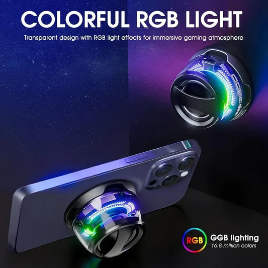 Altavoz Bluetooth Magnético Outdoor Portable Mini | Luz RGB | Soporte para Teléfono | Compatible iOS y Android