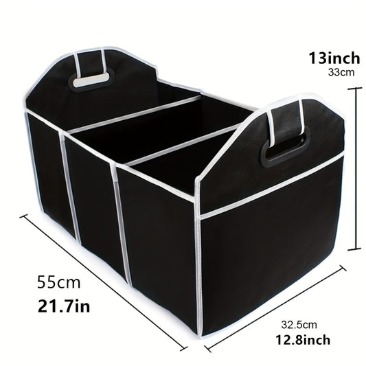 Caja Organizadora Plegable para Maletero – Caja de Almacenaje Negra, Universal