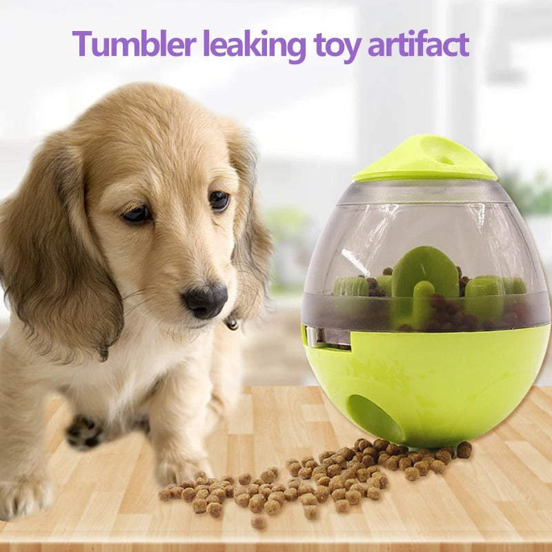 Juguete Interactivo Dispensador de Comida para Perros Antiestrés Ajustable
