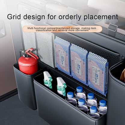 Organizador Grande para Maletero de Auto – F Series, Multifuncional, en Cuero PU