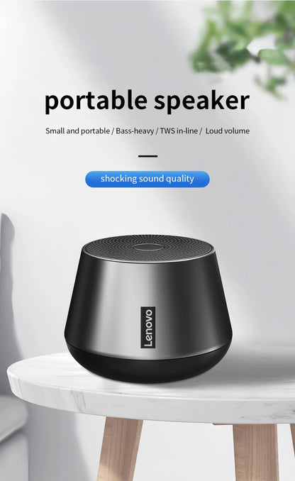 Lenovo K3 Pro | Parlante Bluetooth HiFi con bajos profundos y diseño portátil