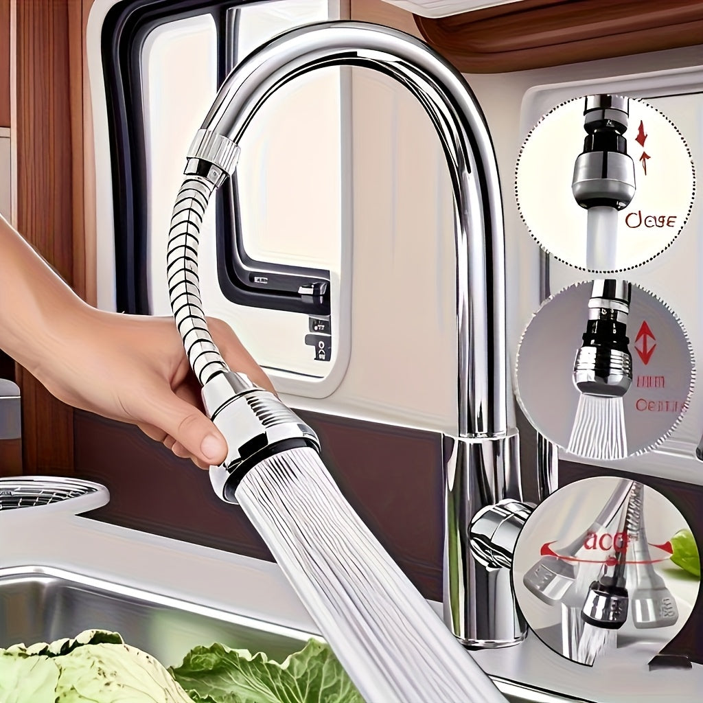 Rociador Extensible para Grifo de Cocina – Rotación 360°, Ahorro de Agua y Diseño Antisalpicaduras