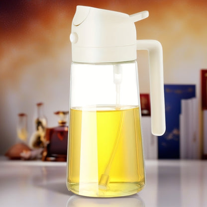 Botella Spray Pulverizador de Aceite – Gran Capacidad, Dos en Uno, Precisión y Antigoteo