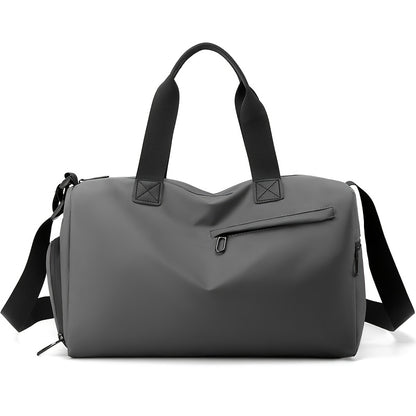 Bolso Deportivo Negro con Compartimento para Zapatos – Resistente y Ergonómico para Entrenamiento y Viajes