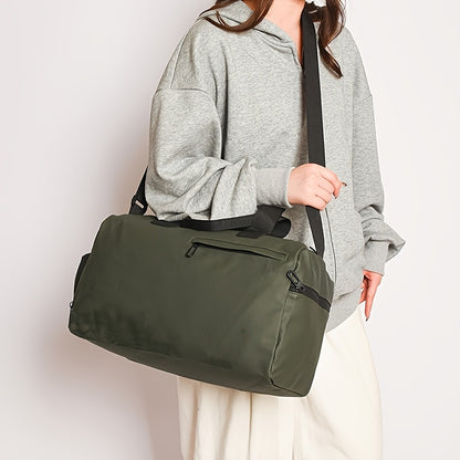 Bolso Deportivo Negro con Compartimento para Zapatos – Resistente y Ergonómico para Entrenamiento y Viajes