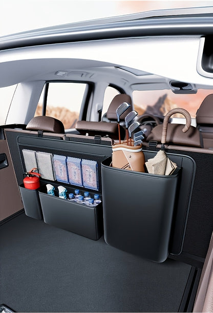 Organizador Grande para Maletero de Auto – F Series, Multifuncional, en Cuero PU