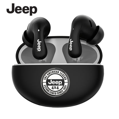 Jeep EW121 TWS | Audífonos Bluetooth con Control Táctil, Sonido HD y Estuche de Carga USB-C – Ideales para Gaming y Música