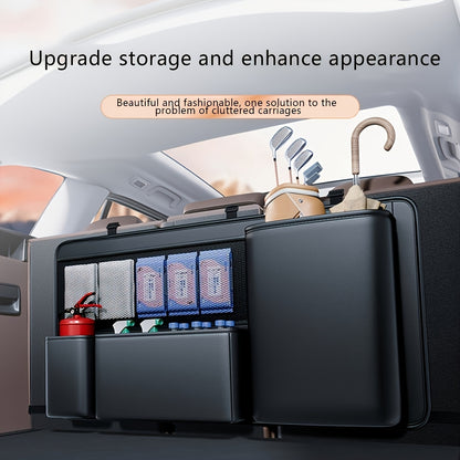 Organizador Grande para Maletero de Auto – F Series, Multifuncional, en Cuero PU