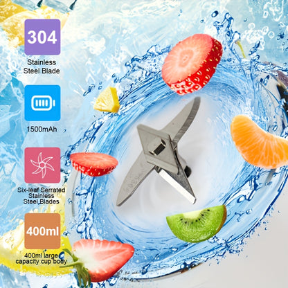 🥤 Licuadora Portátil 2 en 1 Recargable – Vaso Compacto de Grado Alimenticio con 6 Cuchillas de Acero Inoxidable y Carga USB