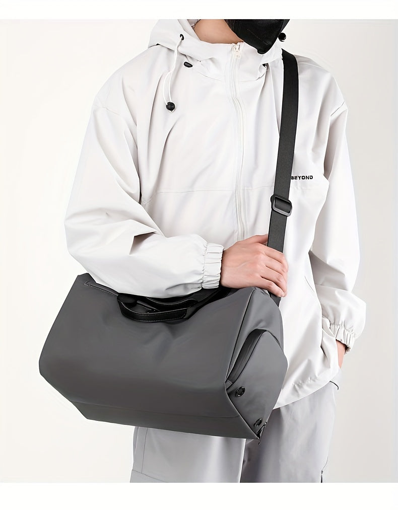 Bolso Deportivo Negro con Compartimento para Zapatos – Resistente y Ergonómico para Entrenamiento y Viajes