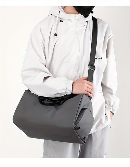 Bolso Deportivo Negro con Compartimento para Zapatos – Resistente y Ergonómico para Entrenamiento y Viajes