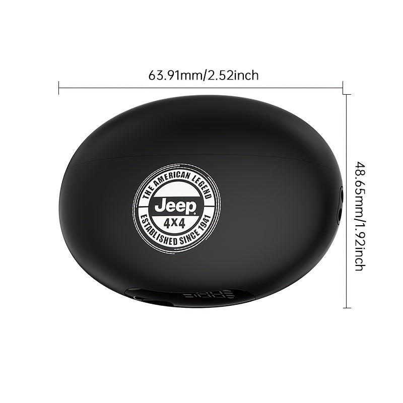 Jeep EW121 TWS | Audífonos Bluetooth con Control Táctil, Sonido HD y Estuche de Carga USB-C – Ideales para Gaming y Música