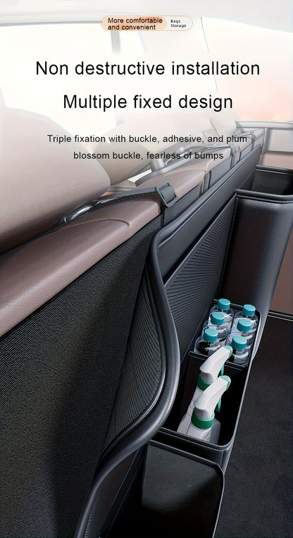 Organizador Grande para Maletero de Auto – F Series, Multifuncional, en Cuero PU