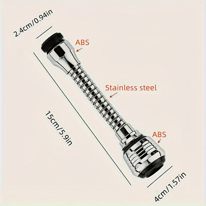 Rociador Extensible para Grifo de Cocina – Rotación 360°, Ahorro de Agua y Diseño Antisalpicaduras