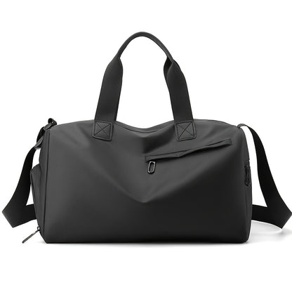 Bolso Deportivo Negro con Compartimento para Zapatos – Resistente y Ergonómico para Entrenamiento y Viajes