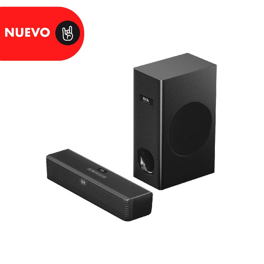 Barra de Sonido Blik Surreal80 80W RMS Bluetooth 5.0 HDMI Sonido Hi-Fi