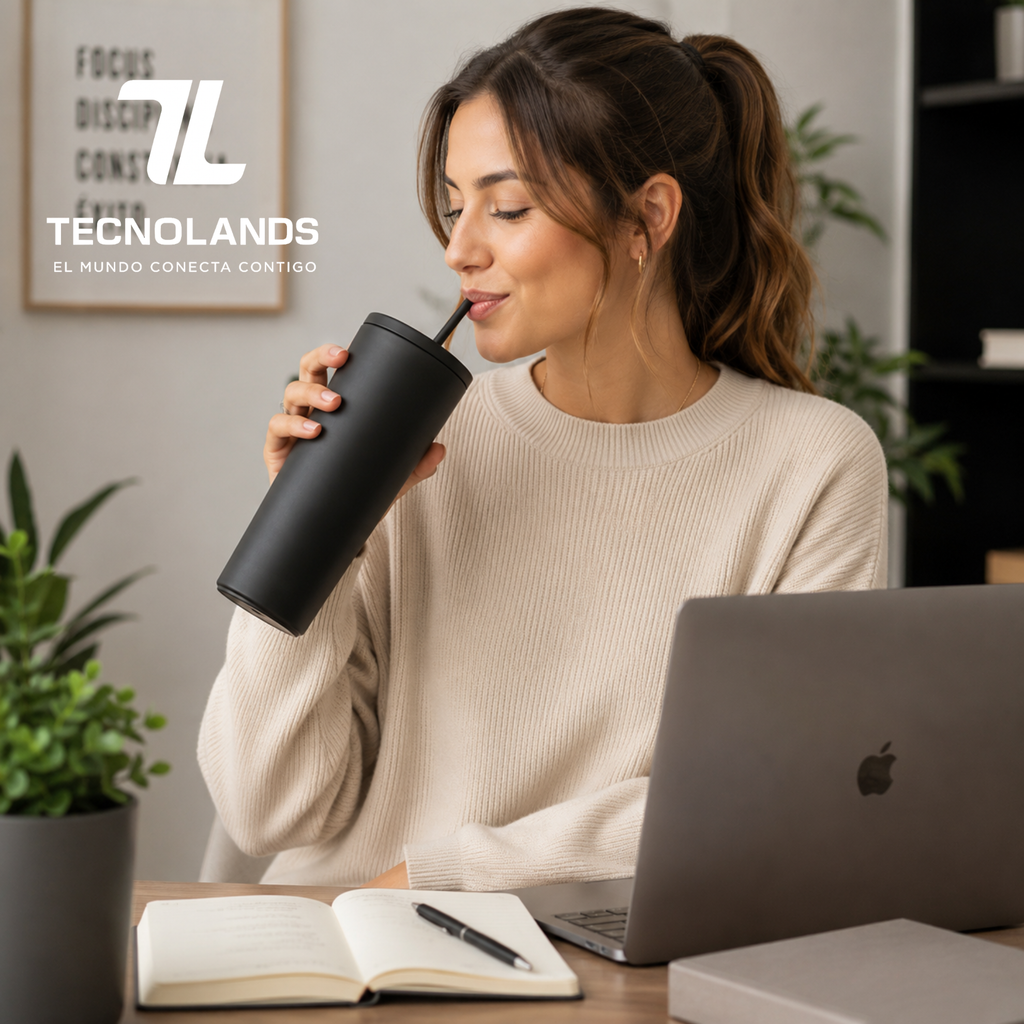 Vaso Térmico Premium 700ml Acero Inoxidable | Frío 24H y Calor 12H