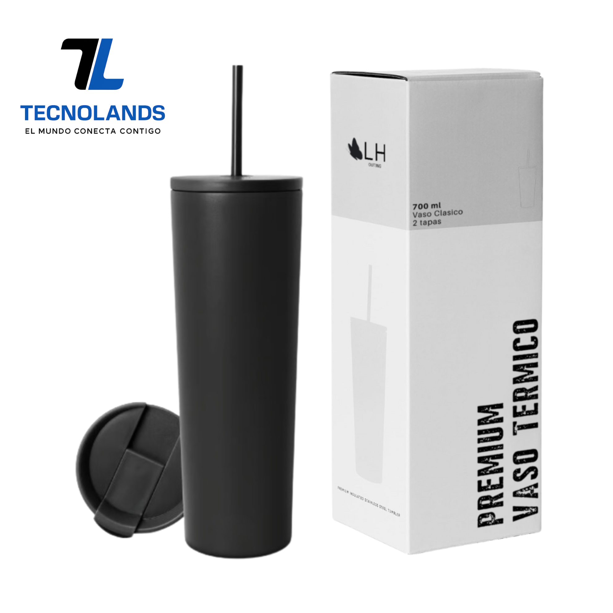 Vaso Térmico Premium 700ml Acero Inoxidable | Frío 24H y Calor 12H