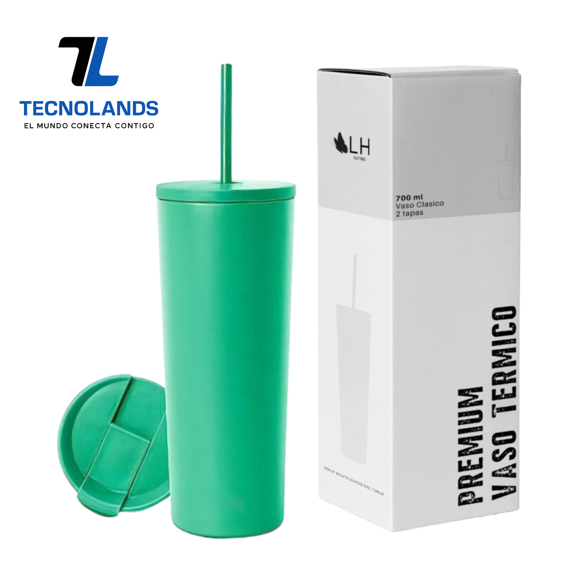 Vaso Térmico Premium 700ml Acero Inoxidable | Frío 24H y Calor 12H