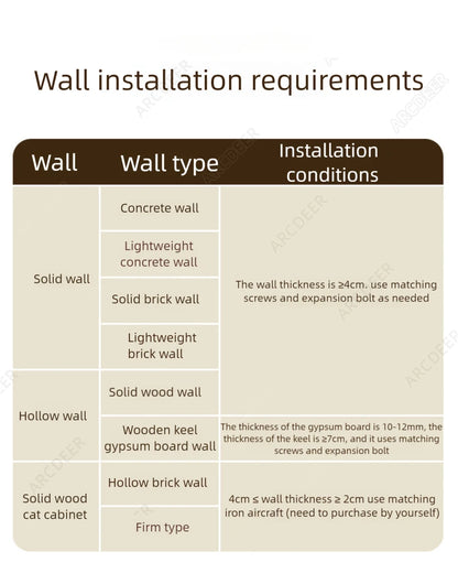 Torre de Escalada de Pared para Gatos – Árbol de Cuerda de Sisal Montado en la Pared