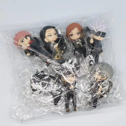 Figura Anime Jujutsu Kaisen – Satoru Gojo, Itadori Yuji, Megumi & Nobara  Modelo de Acción en PVC | Coleccionable | Regalo Ideal para Fans