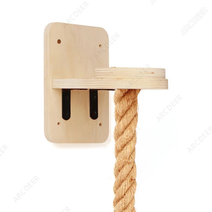 Torre de Escalada de Pared para Gatos – Árbol de Cuerda de Sisal Montado en la Pared