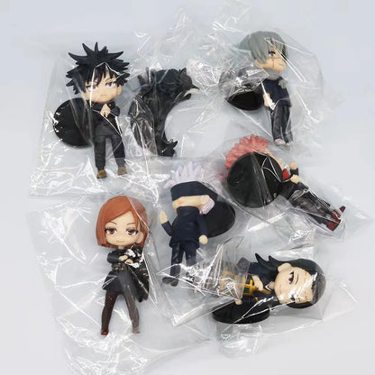 Figura Anime Jujutsu Kaisen – Satoru Gojo, Itadori Yuji, Megumi & Nobara  Modelo de Acción en PVC | Coleccionable | Regalo Ideal para Fans
