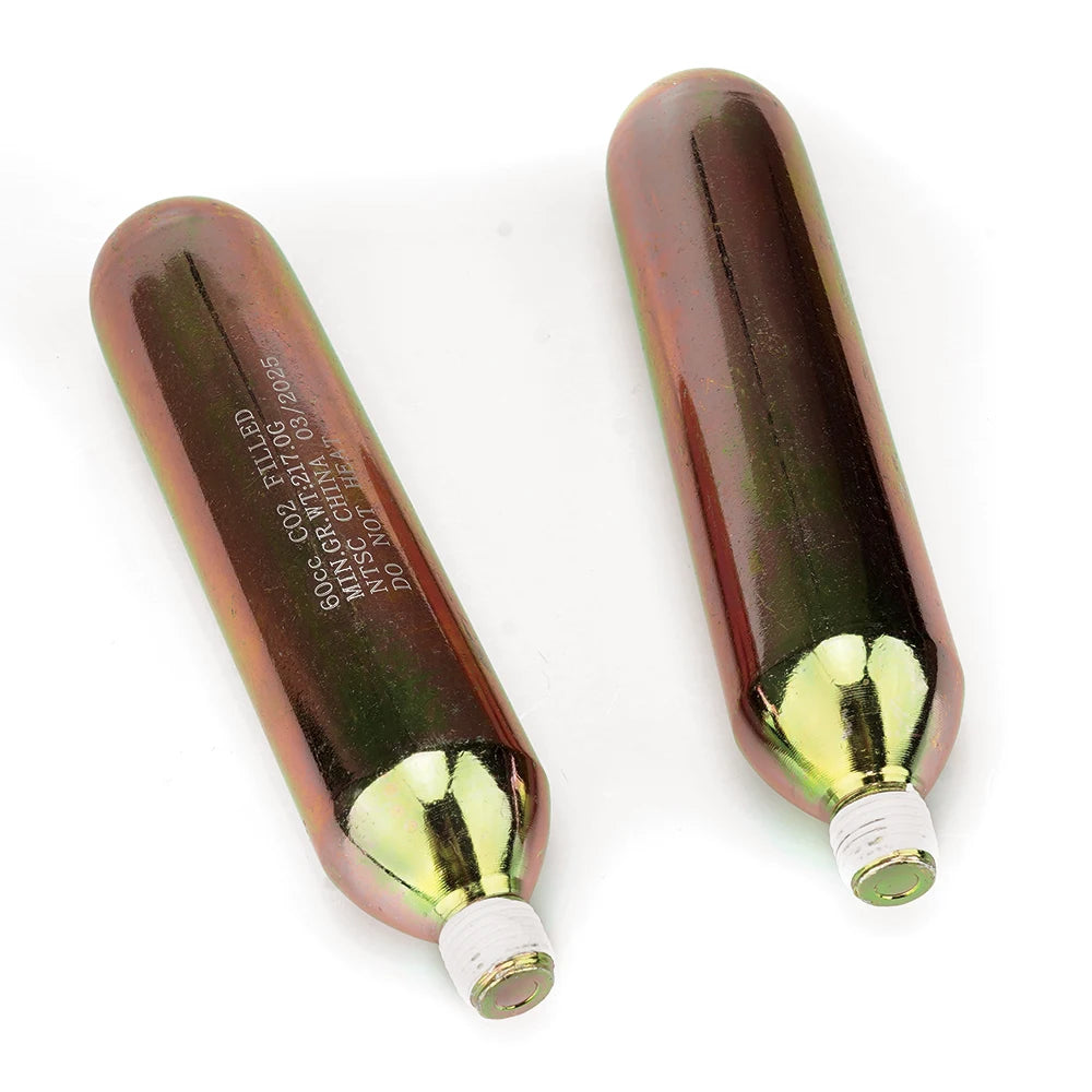 Cartucho de CO₂ 60cc para Chaleco Airbag HEROBIKER