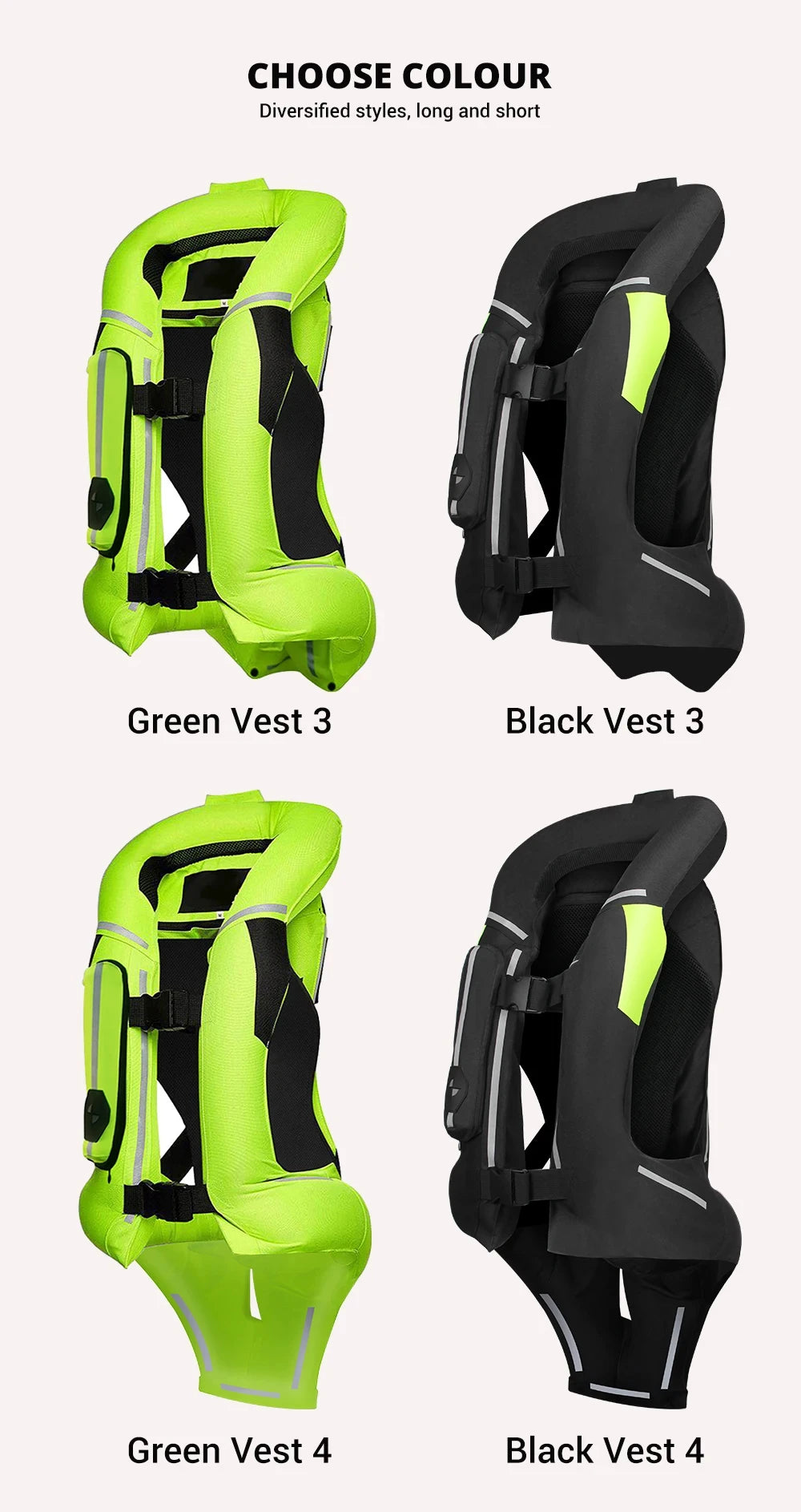 Chaleco Protector con Airbag para Moto – Estilo, Seguridad y Confianza al Conducir