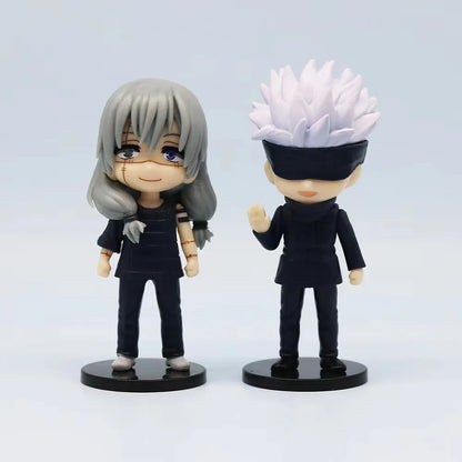 Figura Anime Jujutsu Kaisen – Satoru Gojo, Itadori Yuji, Megumi & Nobara  Modelo de Acción en PVC | Coleccionable | Regalo Ideal para Fans