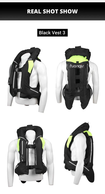 Chaleco Protector con Airbag para Moto – Estilo, Seguridad y Confianza al Conducir