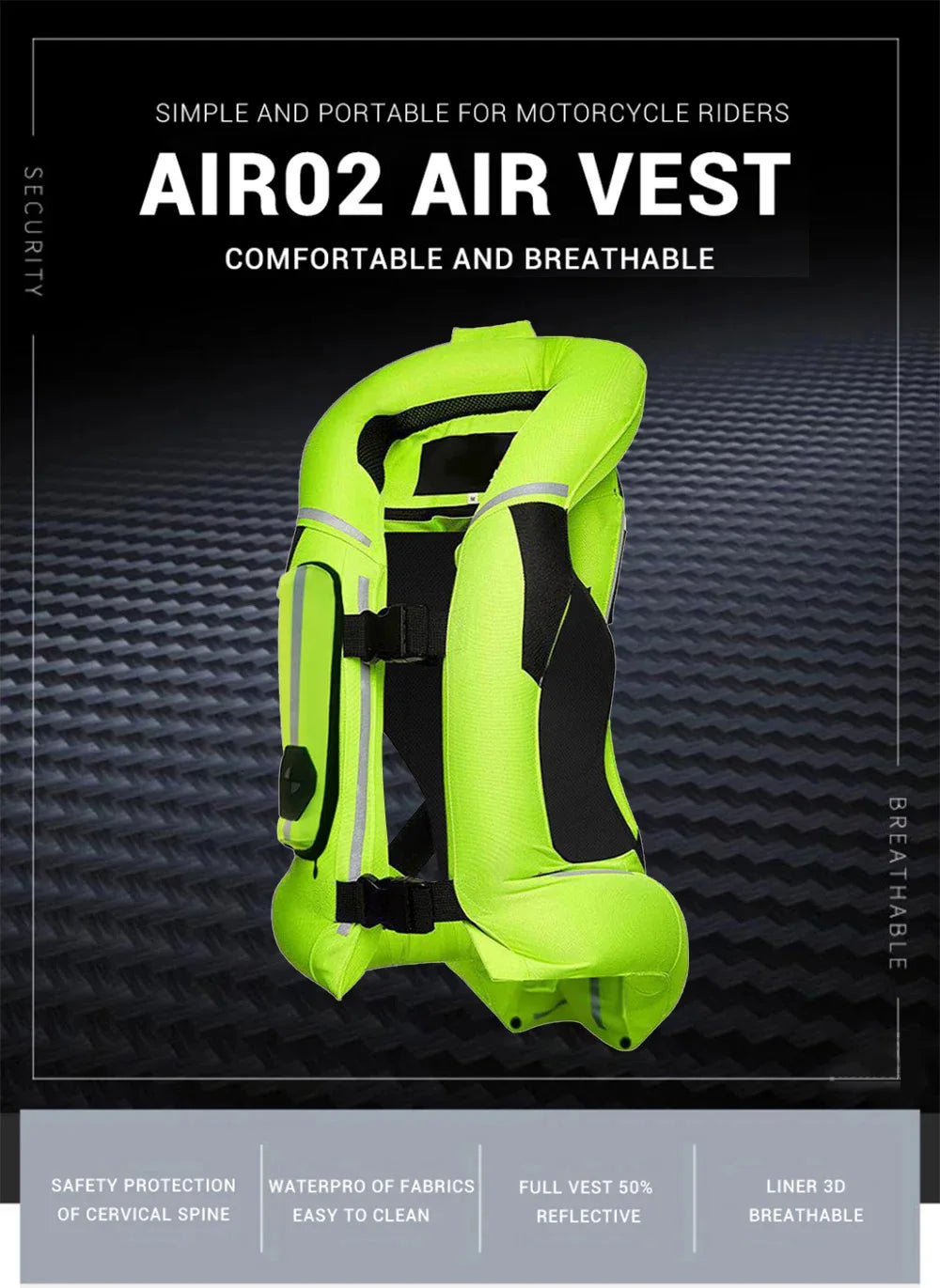 Chaleco Protector con Airbag para Moto – Estilo, Seguridad y Confianza al Conducir