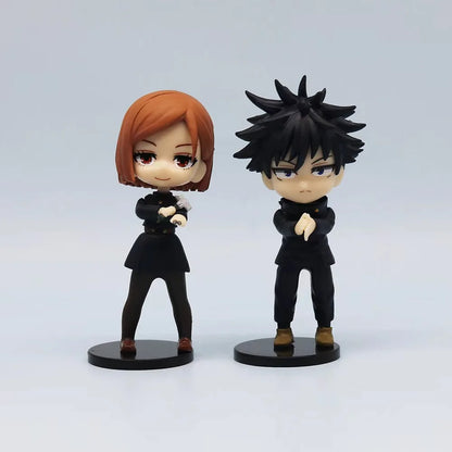 Figura Anime Jujutsu Kaisen – Satoru Gojo, Itadori Yuji, Megumi & Nobara  Modelo de Acción en PVC | Coleccionable | Regalo Ideal para Fans