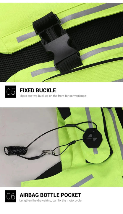 Chaleco Protector con Airbag para Moto – Estilo, Seguridad y Confianza al Conducir