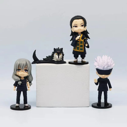 Figura Anime Jujutsu Kaisen – Satoru Gojo, Itadori Yuji, Megumi & Nobara  Modelo de Acción en PVC | Coleccionable | Regalo Ideal para Fans