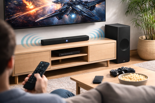 Barra de Sonido Blik Surreal80 80W RMS Bluetooth 5.0 HDMI Sonido Hi-Fi