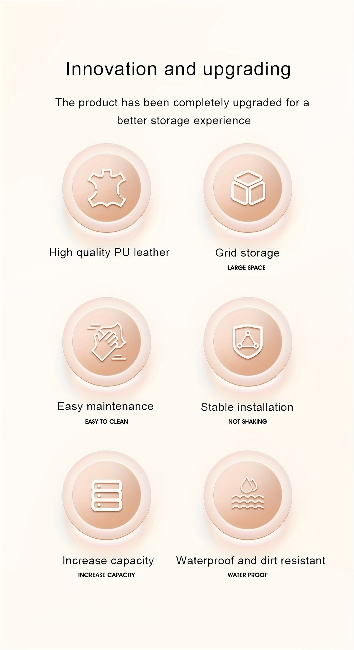 Organizador Grande para Maletero de Auto – F Series, Multifuncional, en Cuero PU