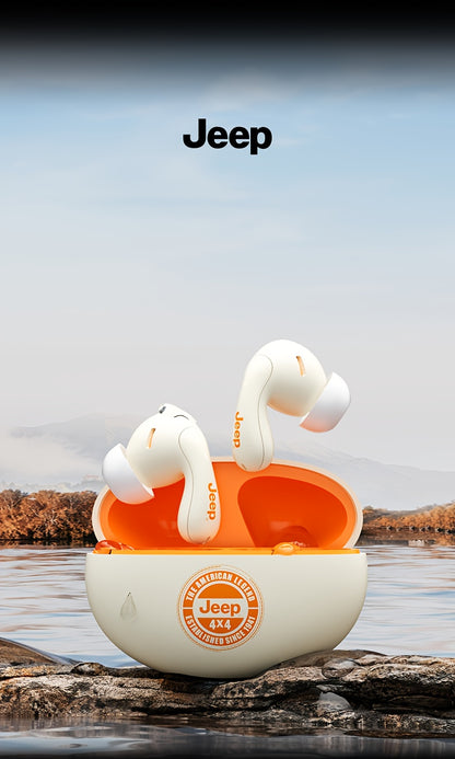 Jeep EW121 TWS | Audífonos Bluetooth con Control Táctil, Sonido HD y Estuche de Carga USB-C – Ideales para Gaming y Música