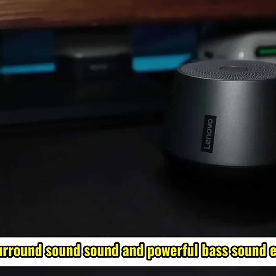 Lenovo K3 Pro | Parlante Bluetooth HiFi con bajos profundos y diseño portátil
