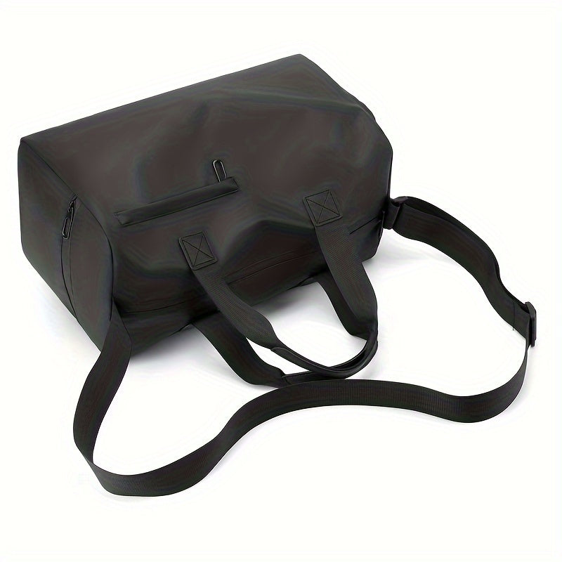 Bolso Deportivo Negro con Compartimento para Zapatos – Resistente y Ergonómico para Entrenamiento y Viajes