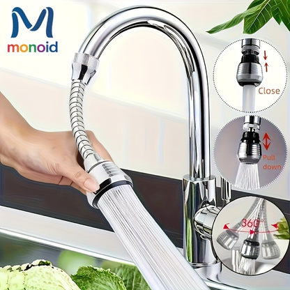 Rociador Extensible para Grifo de Cocina – Rotación 360°, Ahorro de Agua y Diseño Antisalpicaduras