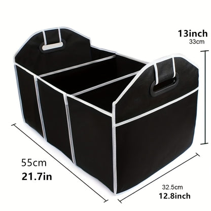 Caja Organizadora Plegable para Maletero – Caja de Almacenaje Negra, Universal