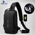 Bolso Pecho Antirrobo Premium con Puerto USB y Clave de Seguridad | Tecnolands