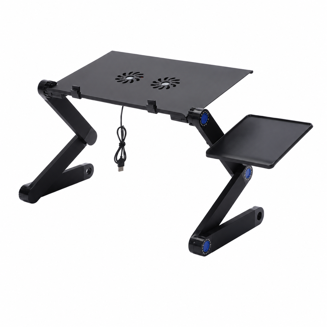 Mesa Notebook Ajustable Multifuncional con Ventiladores USB | Soporte Ergonómico Plegable